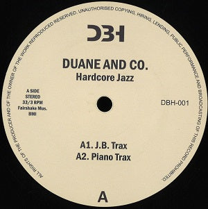 DUANE AND CO. / HARDCORE JAZZ