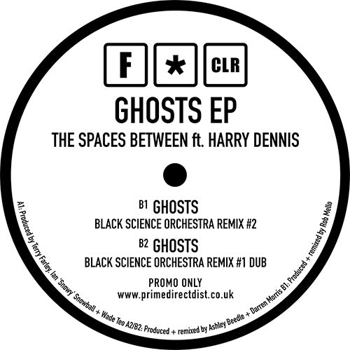 THE SPACES BETWEEN FEATURING HARRY DENNIS / GHOSTS EP - BLACK SCIENCE ORCHESTRA REMIXES