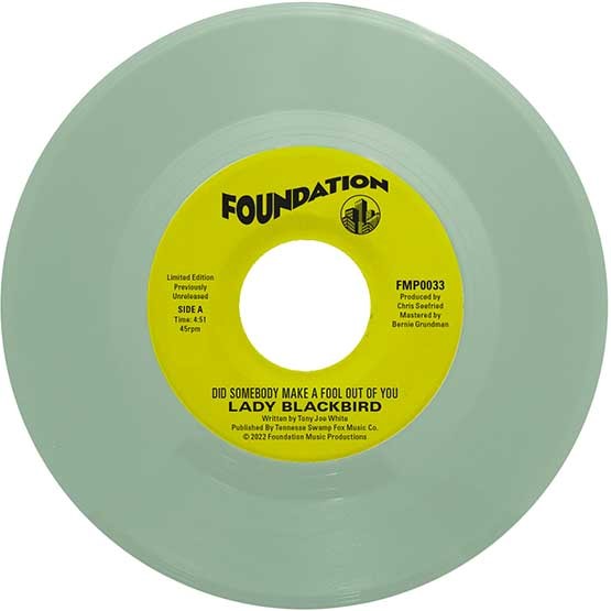 LADY BLACKBIRD / DID SOMEBODY MAKE A FOOL OUTTA YOU (7 inch) -RSD LI,ITRED-