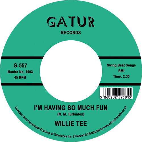 WILLIE TEE / FIRST TASTE OF HURT (7 inch) -RSD LIMITED-