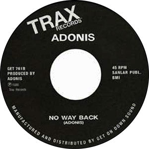 ADONIS / NO WAY BACK (VOCAL)  /  NO WAY BACK (7 inch)