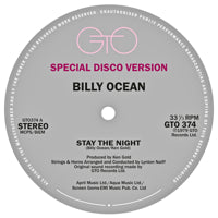 BILLY OCEAN / STAY THE NIGHT  /  NIGHTS  /  ARE YOU READY