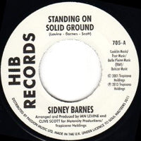 SIDNEY BARNES / STANDING ON SOLID GROUND (7 inch)