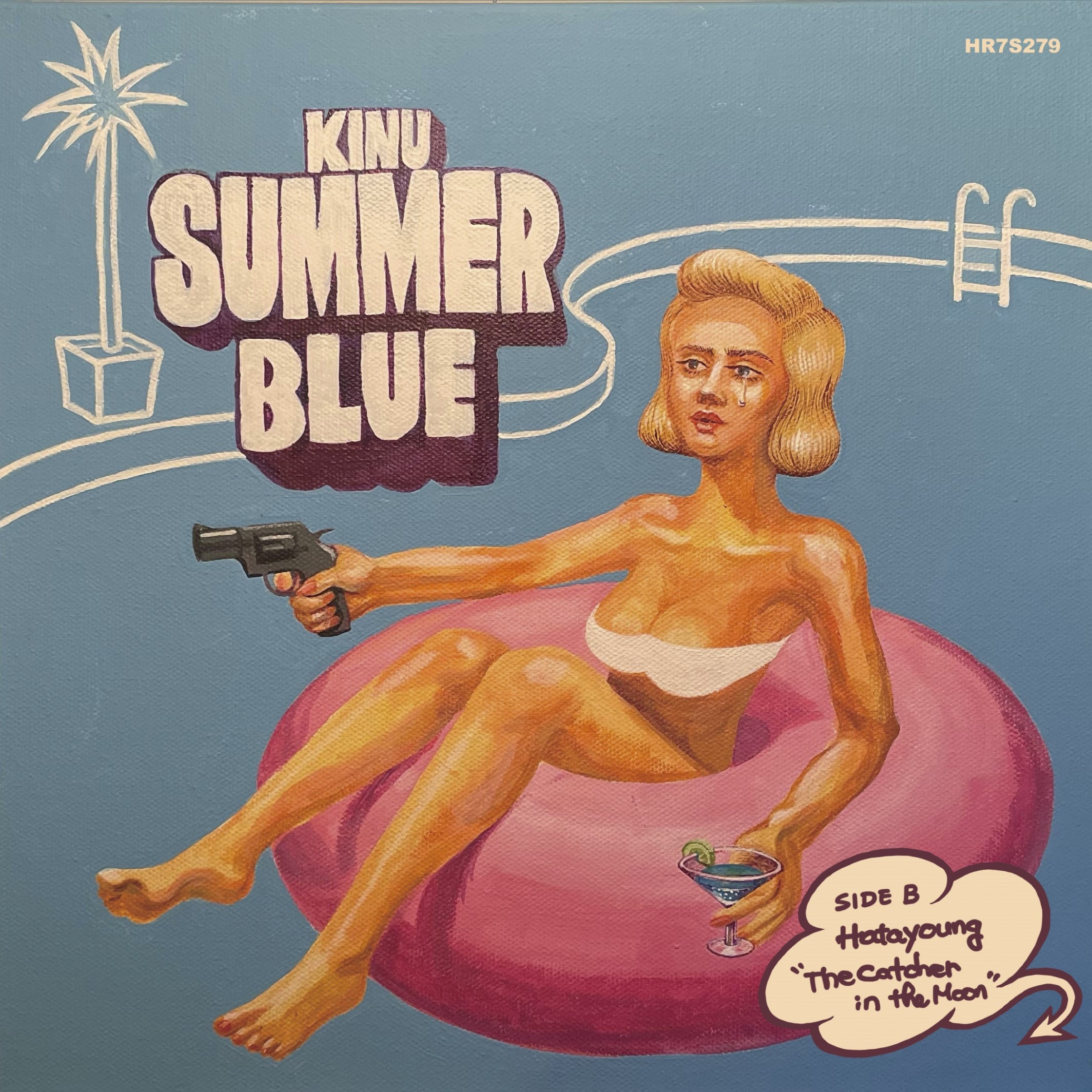 KINU  /  HATAYOUNG / SUMMER BLUE  /  THE CATCHER IN THE MOON (7 inch)