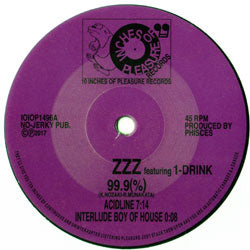 DJ NOZAKI presents ZZZ / 99.9(%) (featuring 1-DRINK)  (10 inch)