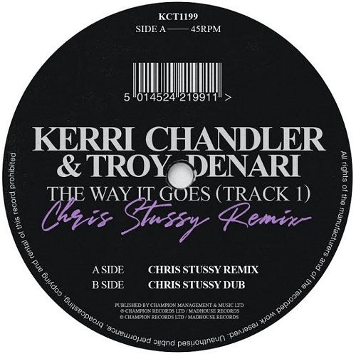 KERRI CHANDLER & TROY DENARI / THE WAY IT GOES (CHRIS STUSSY REMIXES)