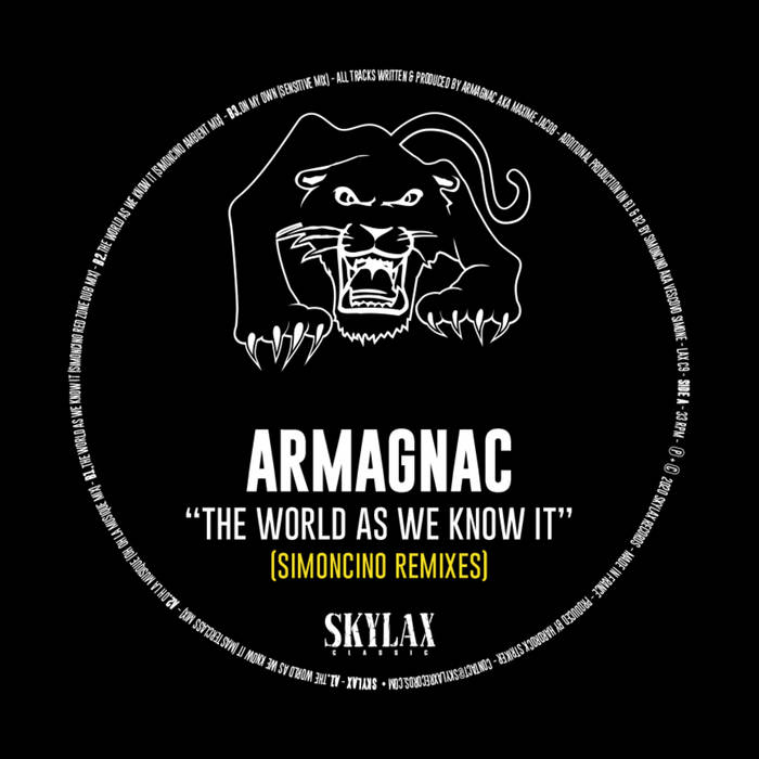 ARMAGNAC / THE WORLD AS WE KNOW IT SIMONCINO REMIXES