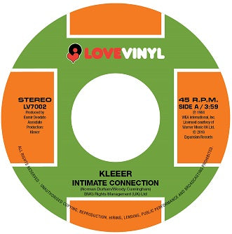 KLEEER / INTIMATE CONNECTION (7 inch)