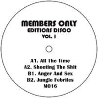 MEMBERS ONLY / EDITIONS DISCO VOL 1 (2x12")