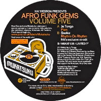 NIK WESTON PRESENTS JO TONGO / SOOKIE / AFRO FUNK GEMS VOLUME FIVE (7 inch)