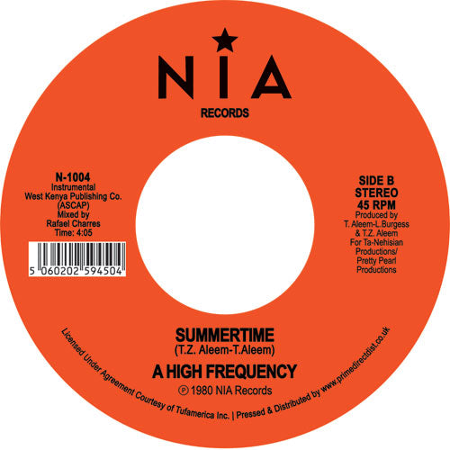 HIGH FREQUENCY / SUMMERTIME (7 inch)