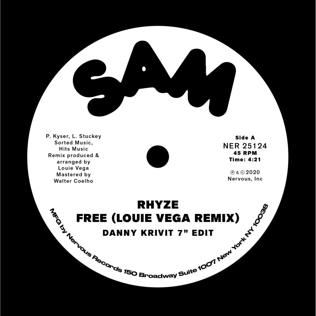 RHYZE / FREE (LOUIE VEGA REMIX) (DANNY KRIVIT 7” EDIT) (7 inch)