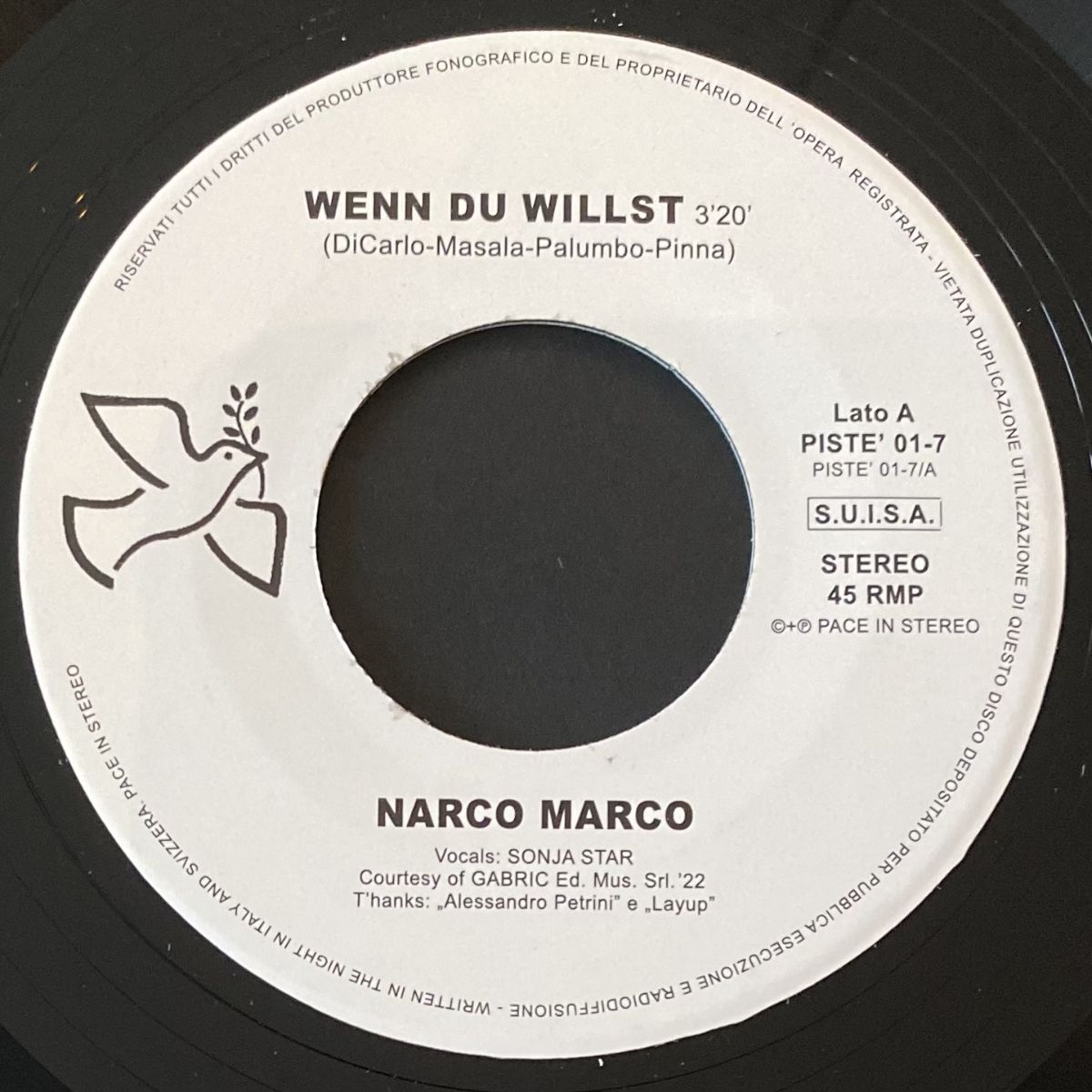 NARCO MARCO / WENN DU WILLST (7 inch)