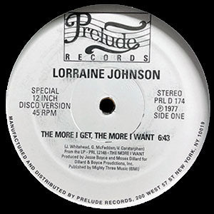 Lorraine Johnson – The More I Get, The More I Want