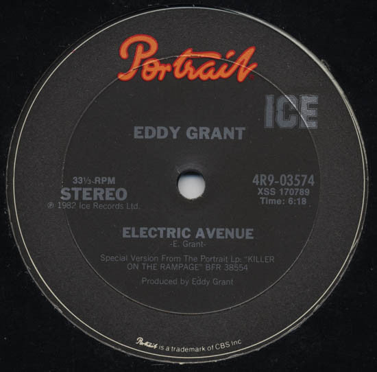 EDDY GRANT / ELECTRIC AVENUE / TIME WARP (USED)