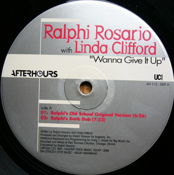 RALPHI ROSARIO with LINDA CLIFFORD / WANNA GIVE IT UP (W-PACK) (USED)