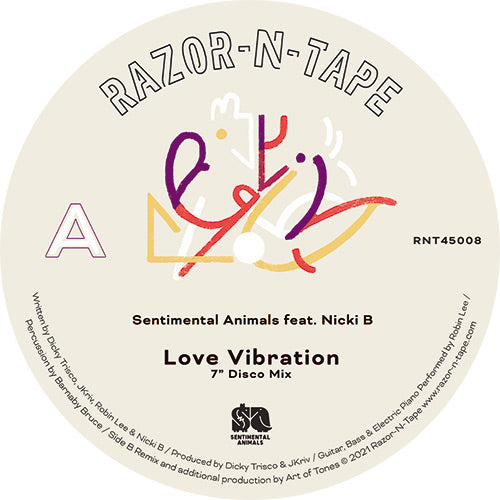 SENTIMENTAL ANIMALS FEATURING NICKI B / LOVE VIBRATION (7 inch)