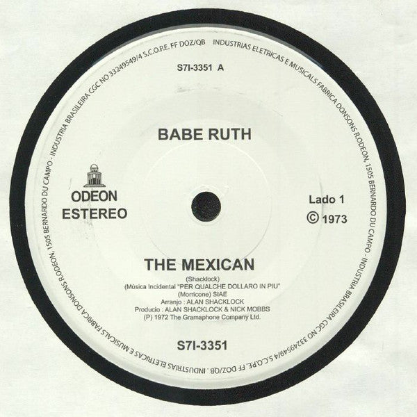 BABE RUTH / THE MEXICAN (7 inch)