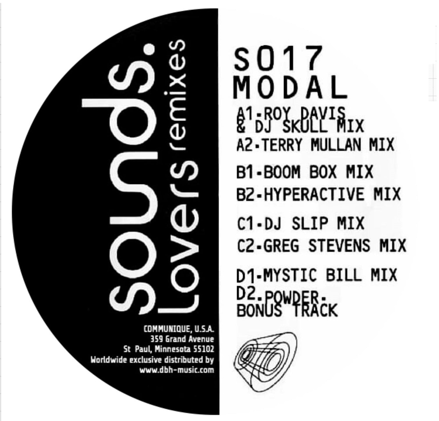 MODAL (DAVE STEVENS & WOODY MCBRIDE) / LOVERS REMIXES (2x12 inch)