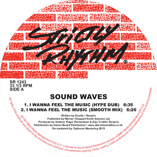 SOUND WAVES / I WANNA FEEL THE MUSIC