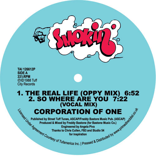 CORPORATION OF ONE / THE REAL LIFE / SO WHERE ARE YOU -RSD LIMITED-