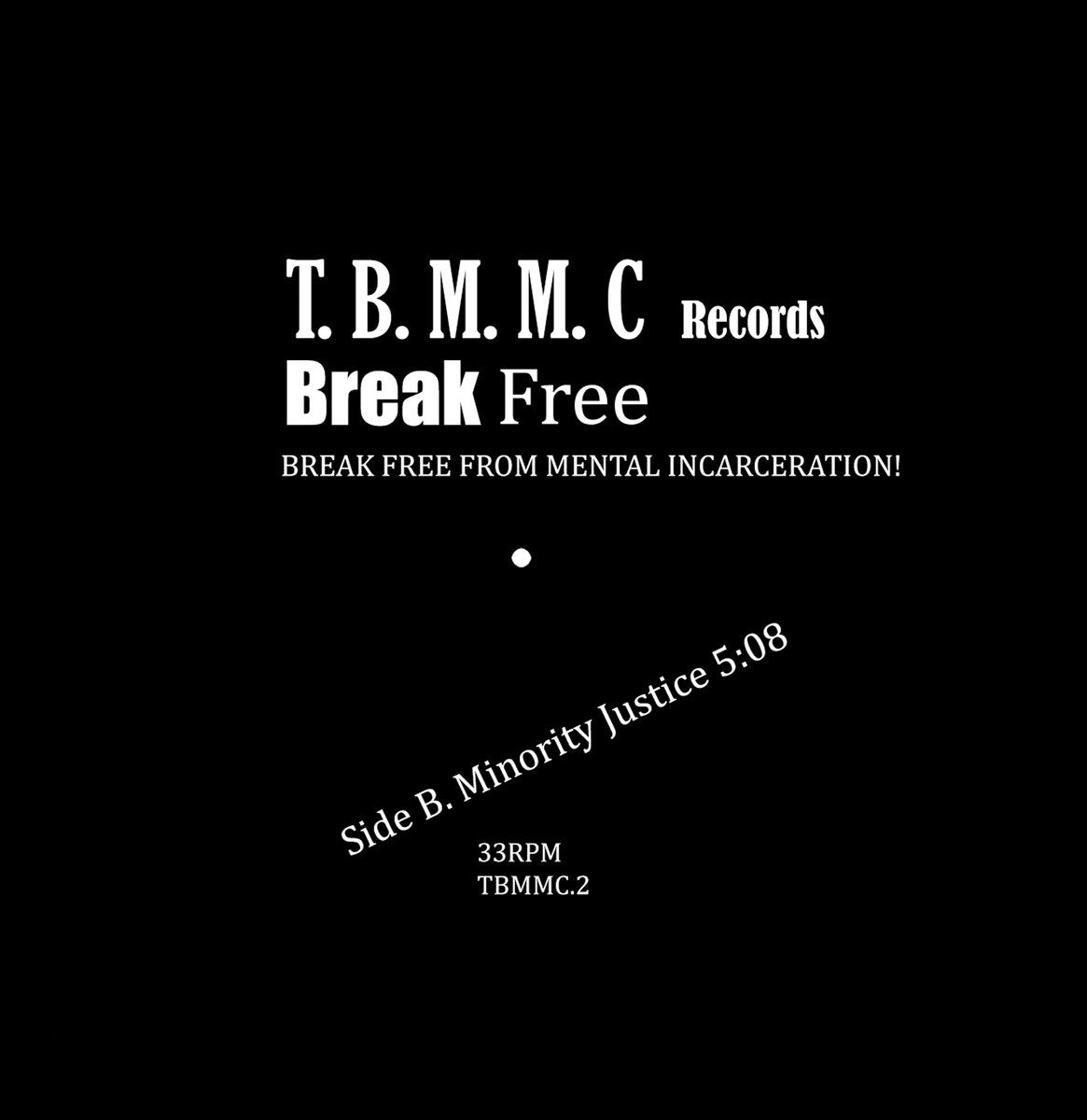 THE BLACK MAN'S MUSIC COLLATION FOR JUSTICE / BREAK FREE (7 inch)