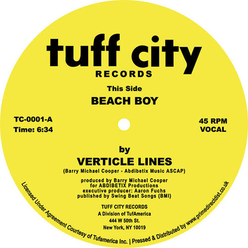 VERTICLE LINES / BEACH BOY -RSD LIMITED-