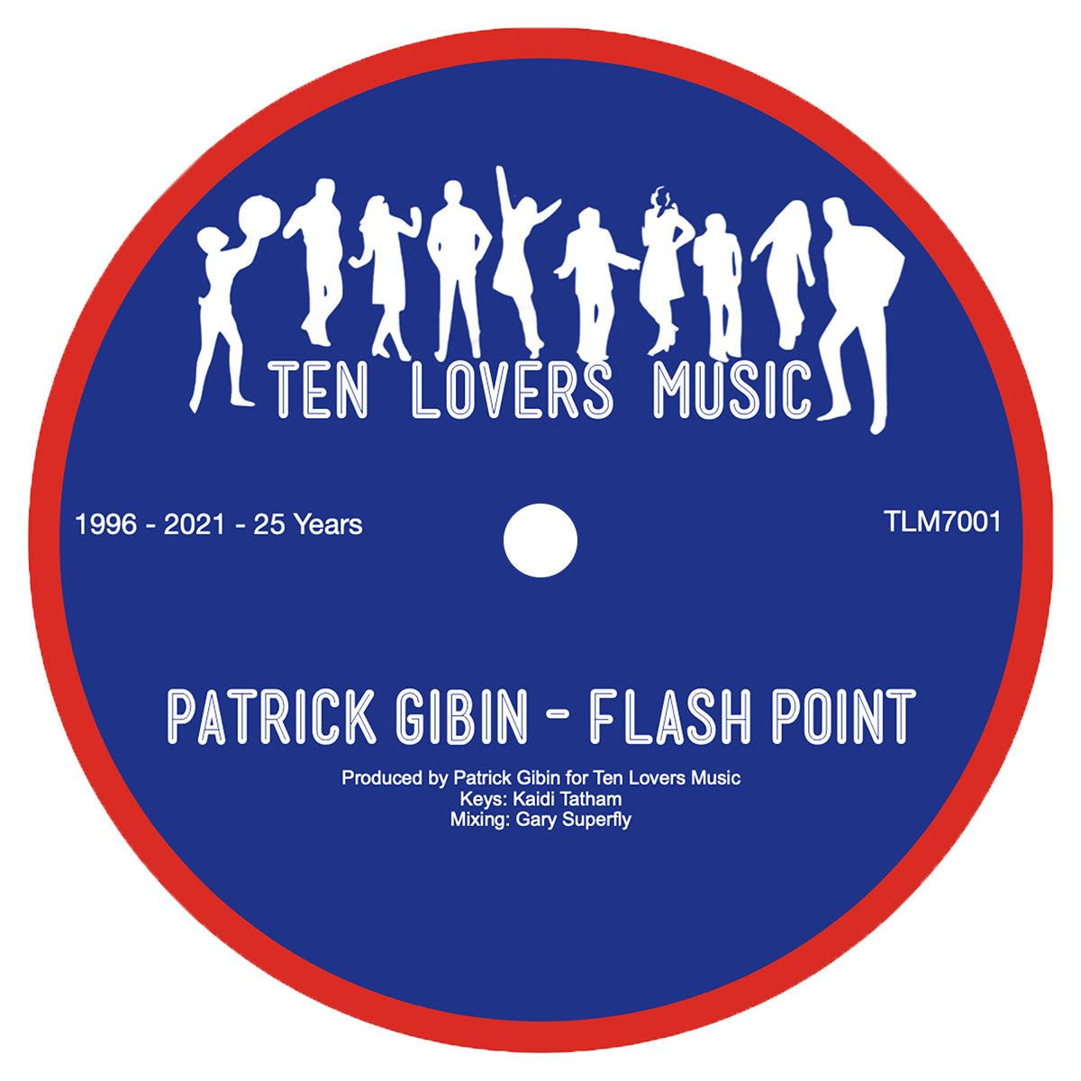 PATRICK GIBIN akaTWICE / FLASH POINT  /  ARCHIVE (7 inch)