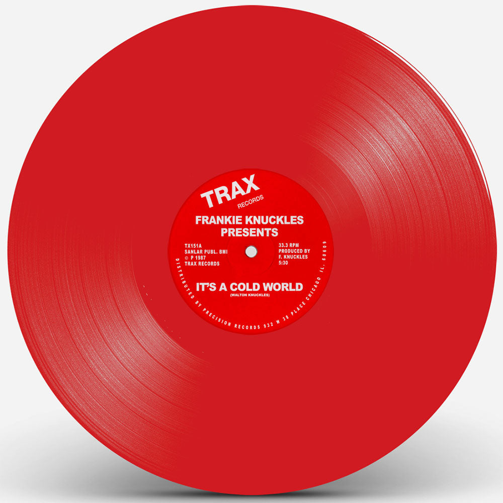 FRANKIE KNUCKLES / IT'S A COLD WORLD  /  BAD BOY (RED VINYL REPRESS)