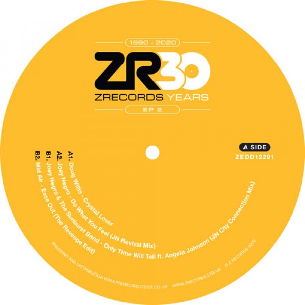 DOUG WILLIS / JOEY NEGRO / THE SUNBURST BAND / MID AIR / 30 YEARS OF Z RECORDS – EP 2