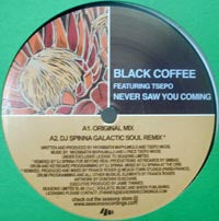 recordBLACK COFFEE feat. TSEPO 12inch - 洋楽