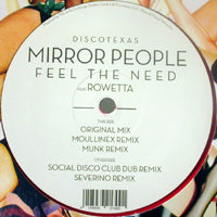 MIRROR PEOPLE / FEEL THE NEED(feat.ROWETTA)