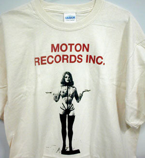 VA / MOTON RECORDS INC. T SHIRTS-BEIGE(SIZE:L)