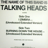 TALKING HEADS / I ZIMBRA