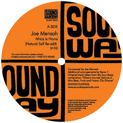 JOE MENSAH / AFRICA IS HOME（NATURAL SELF RE-EDIT)